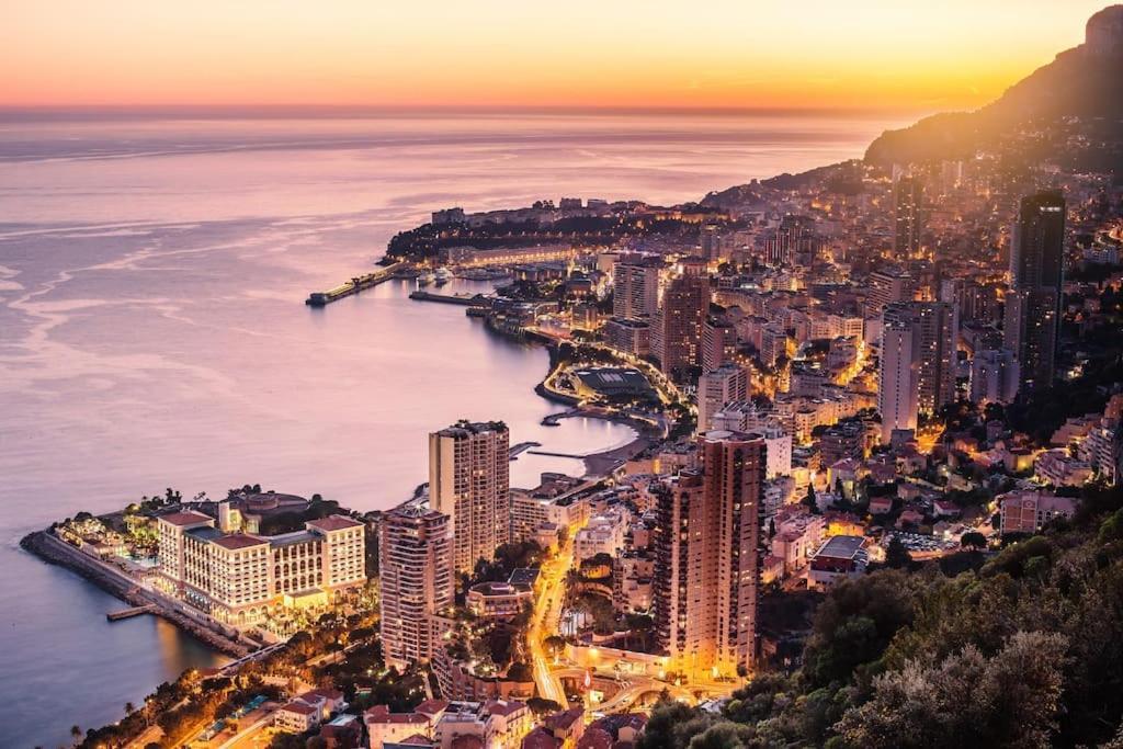 Les Jardins De Monaco Vue Mer Et Piscine Apartment Saint-Antoine  Exterior photo